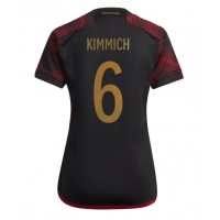 Koszulka piłkarska Niemcy Joshua Kimmich #6 Strój wyjazdowy dla kobiety MŚ 2022 tanio Krótki Rękaw